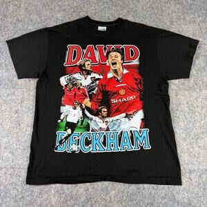 Vintage David Beckham Manchester United Rap Tee Style T-Shirt